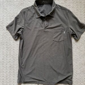 Vuori Gray Polo Shirt Athletic Performance